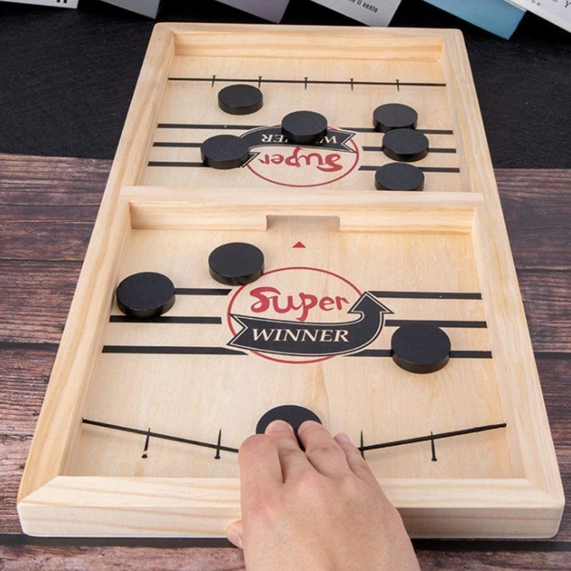 PuckFlick™ Sling Puck Houten Bordspel