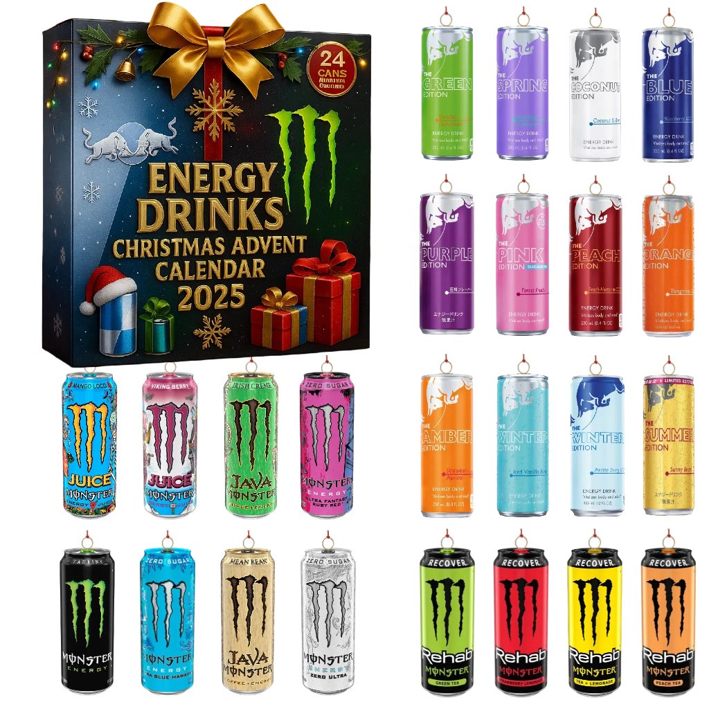Calendrier de l'Avent Boissons Énergisantes - 2025