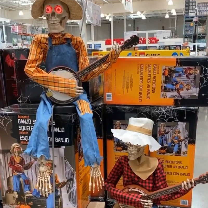 Dueling Banjos™️ - Grappig geanimeerde banjo-skeletten