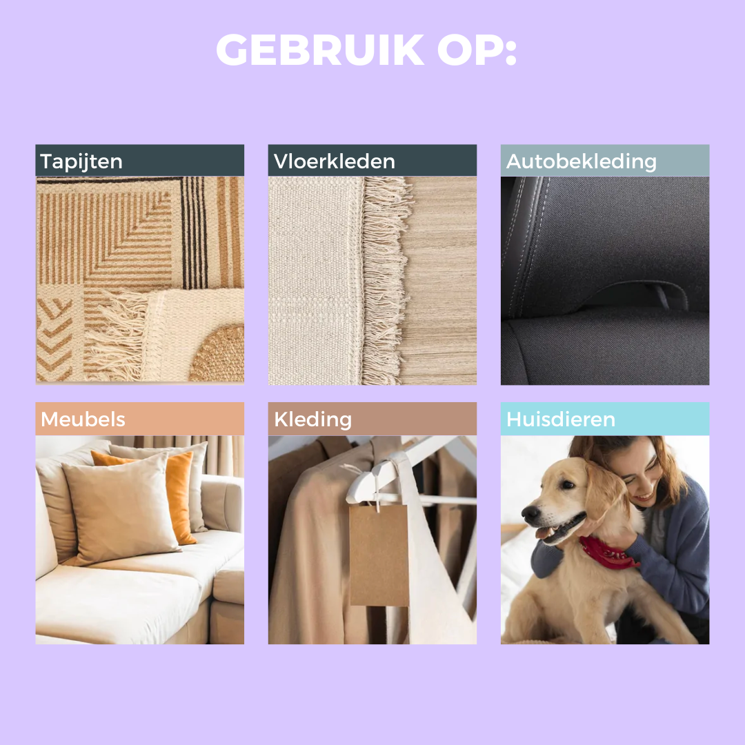 Anti Haar en Pluis Borstel - Dierenhaar verwijderen