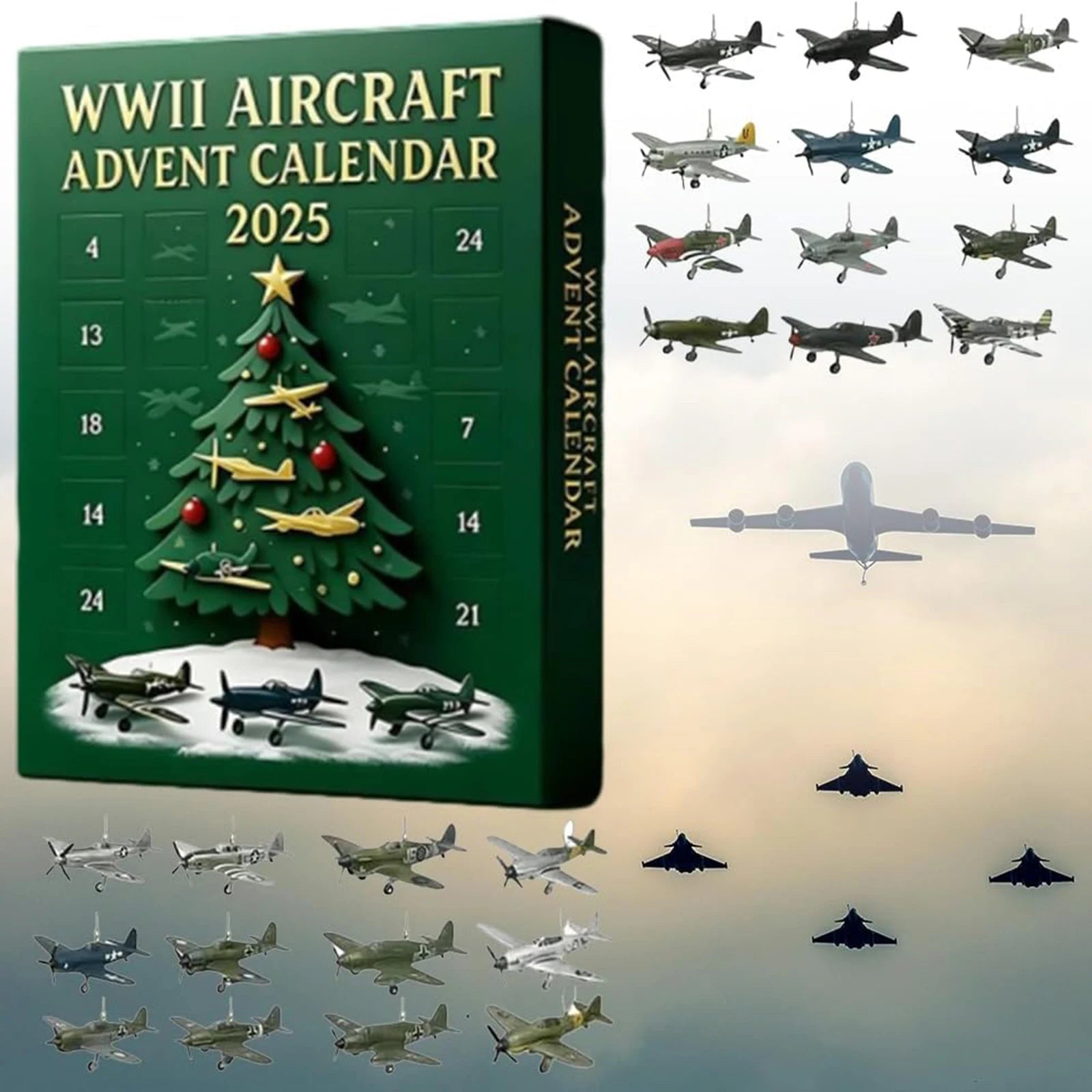 Calendrier de l'Avent Avions de la Seconde Guerre mondiale 2025