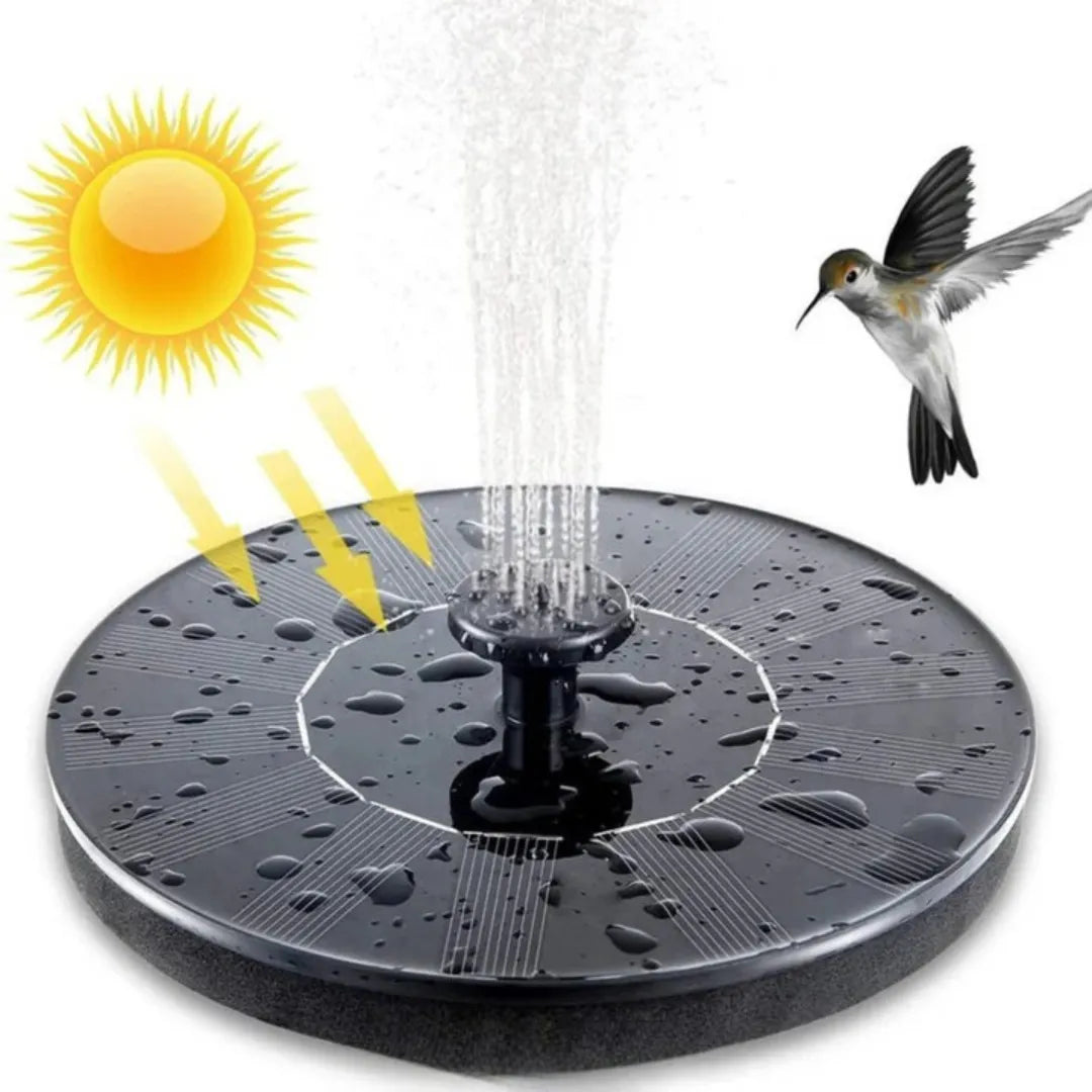 Zonne Energie Fontein - Solar tuinfontein met waterstraal | AquaBloom