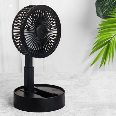 Mini opvouwbare telescopische ventilator voor telefoonhouder