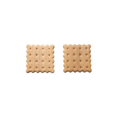 Onderzetters - Natuurlijk Hout Koekjes Design