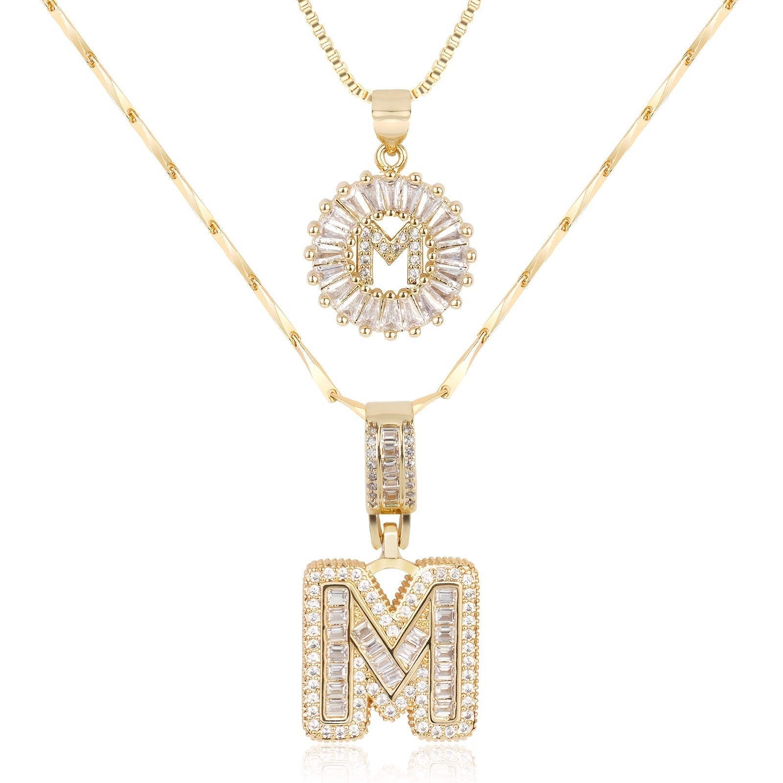 GemLetter Ketting - Initiaal Hanger met Luxe Glans