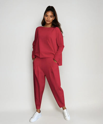 Claire | Luxe tweedelige loungeset