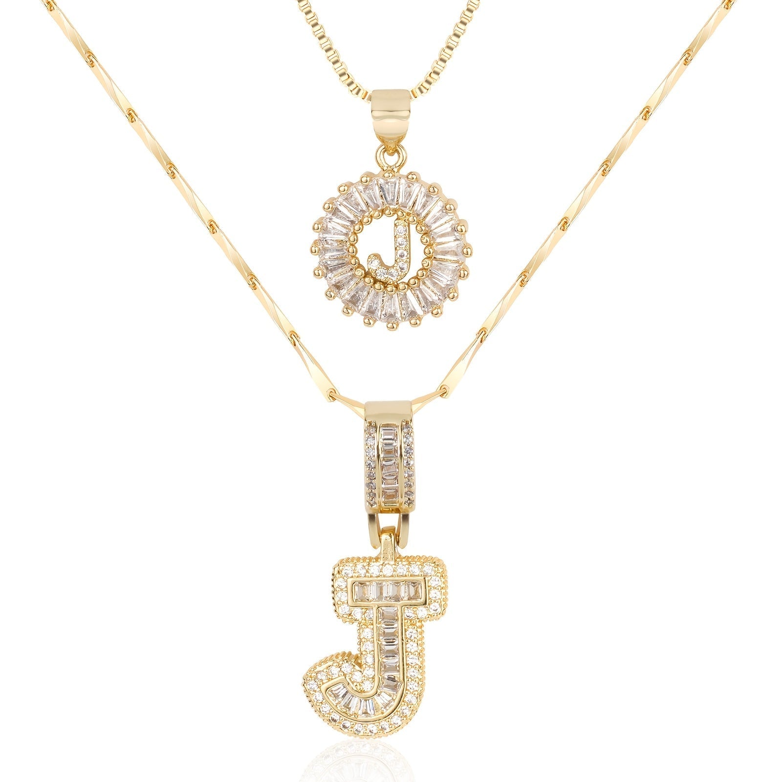 GemLetter Ketting - Initiaal Hanger met Luxe Glans