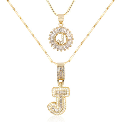 GemLetter Ketting - Initiaal Hanger met Luxe Glans