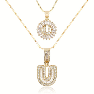 GemLetter Ketting - Initiaal Hanger met Luxe Glans
