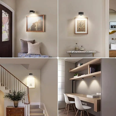 GlowSense – Magnetische Multifunctionele Draadloze Wandlamp (3-pack)