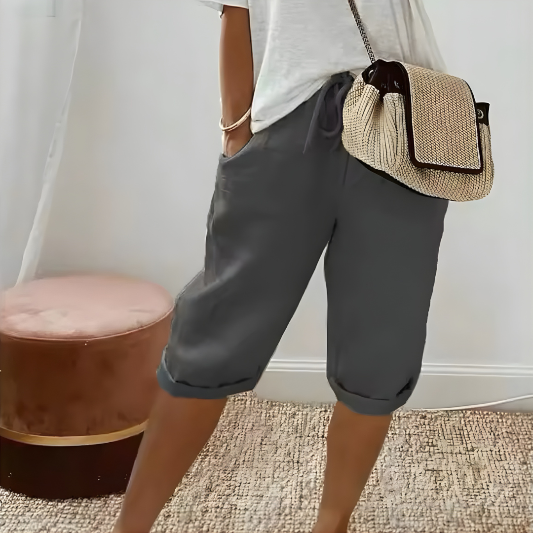 Solvera - Short - Short Stretch Confortable pour les Journées d'Été