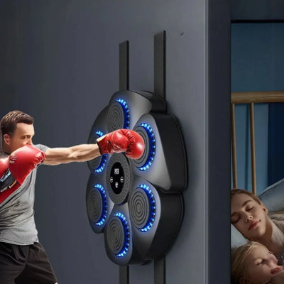 Smart Muziek Boksmachine - Interactieve Fitness voor Thuis | PulseStrike