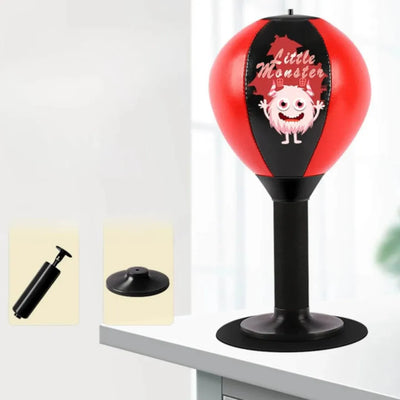 Sac de frappe StrikeFlex - Ballon d'entraînement autoportant avec ventouse