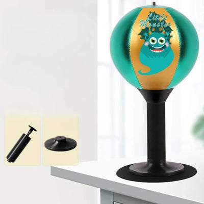 Sac de frappe StrikeFlex - Ballon d'entraînement autoportant avec ventouse