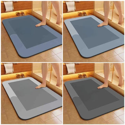 Tapis de bain AquaSoft - Confort séchant rapidement et antidérapant