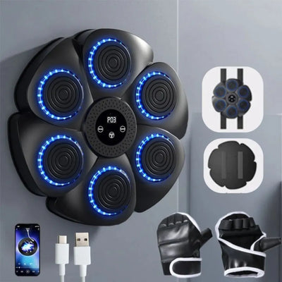 Smart Muziek Boksmachine - Interactieve Fitness voor Thuis | PulseStrike