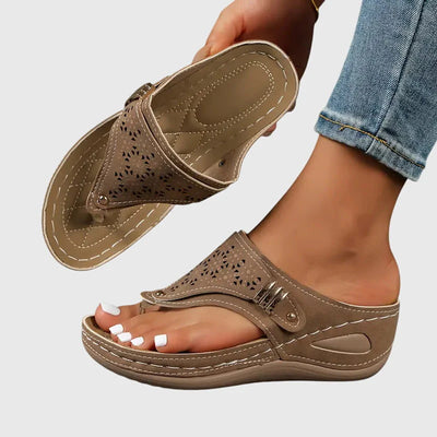 Lunavelle - Sandales orthopédiques compensées confortables