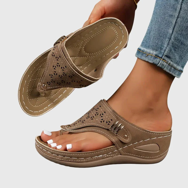 Lunavelle - Sandales orthopédiques compensées confortables
