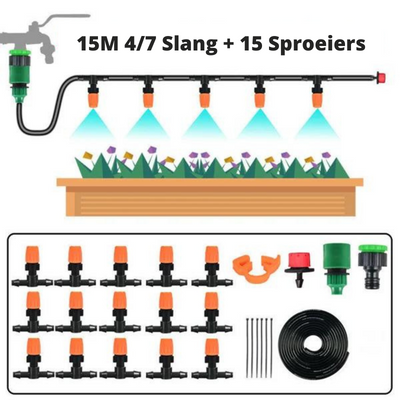 Mist Gekoeld Irrigatiesysteem | Voor Tuin, Gazon en meer