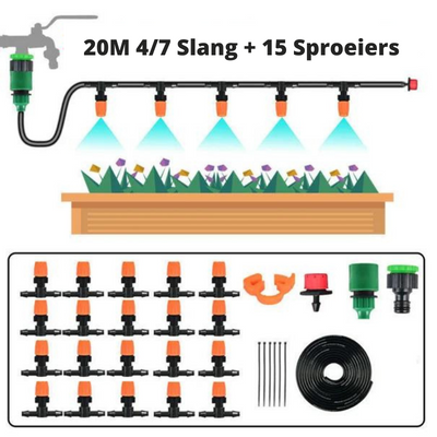 Mist Gekoeld Irrigatiesysteem | Voor Tuin, Gazon en meer