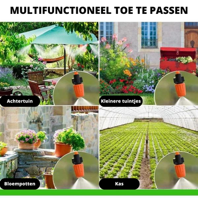 Mist Gekoeld Irrigatiesysteem | Voor Tuin, Gazon en meer
