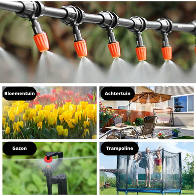 Mist Gekoeld Irrigatiesysteem | Voor Tuin, Gazon en meer