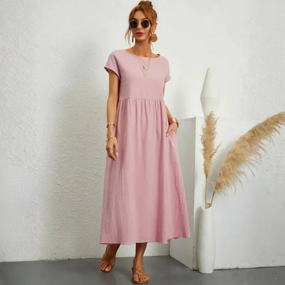 Elegante en comfortabele lange zomerjurk voor dames