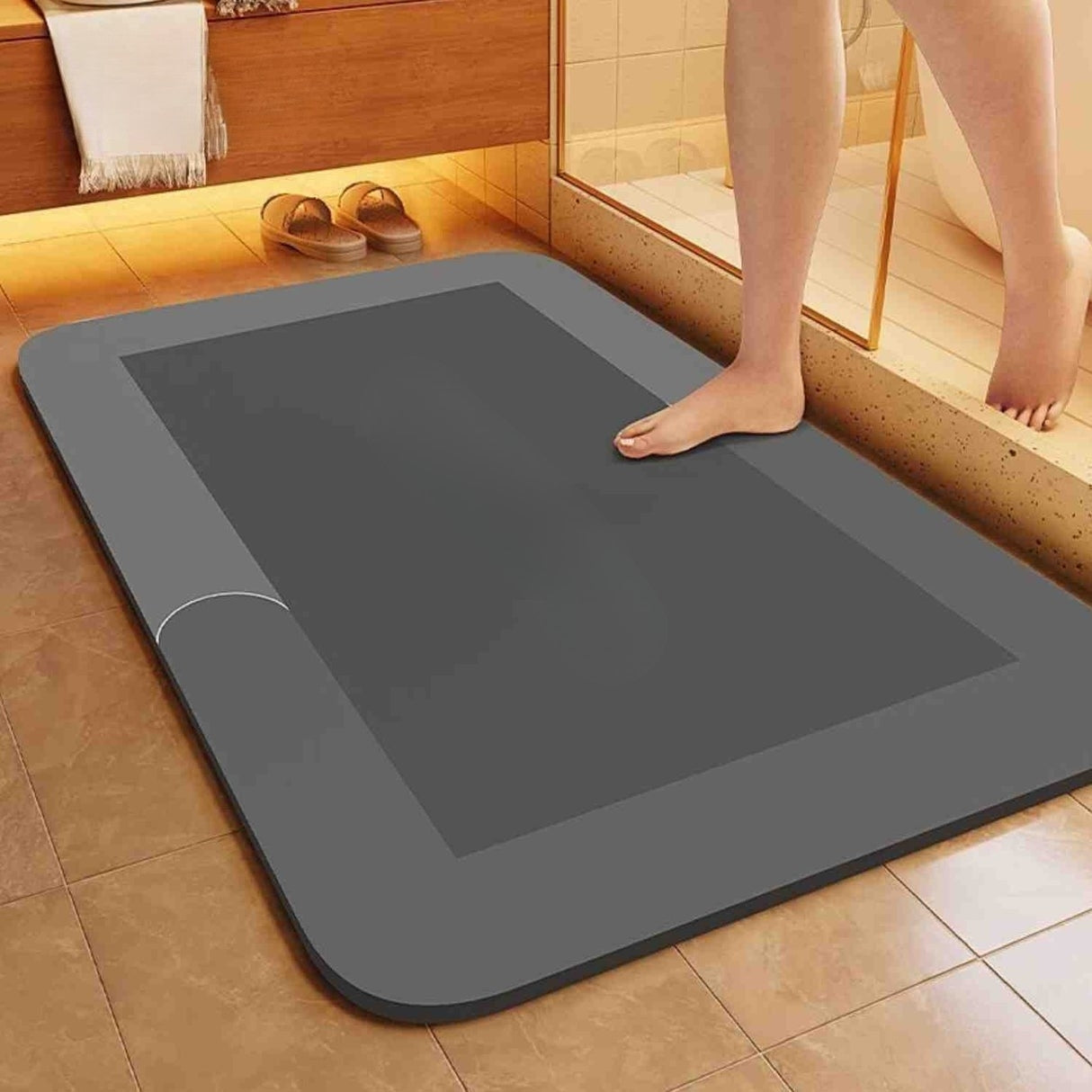 Badmat - Sneldrogende Antislip Badmat - PureDry