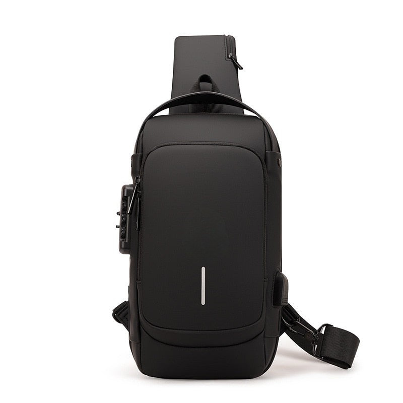 Schoudertas - Waterdicht Design met USB Oplaadpoort - UrbanVault