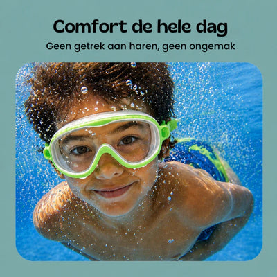 Zwembril Voor Kinderen Met Slim Kliksysteem - 1+1 Gratis