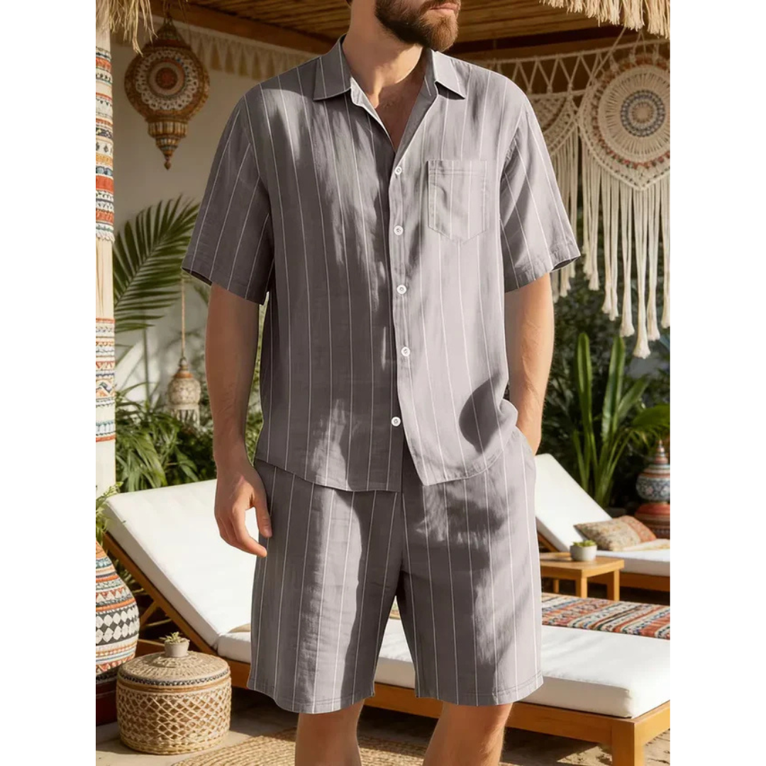 Heren zomer set met korte mouwen - Norvex