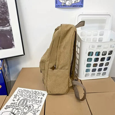 Canvas Rugzak met Voorvak - TrailCore