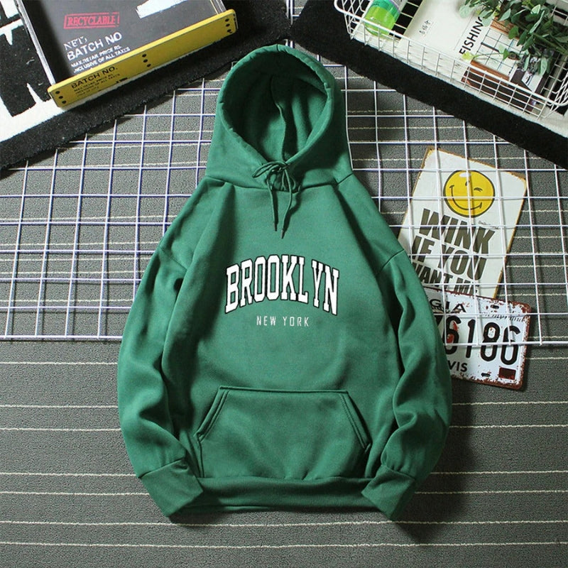 Hoodie - Brooklyn Print Dames Hoodie - UrbanCore