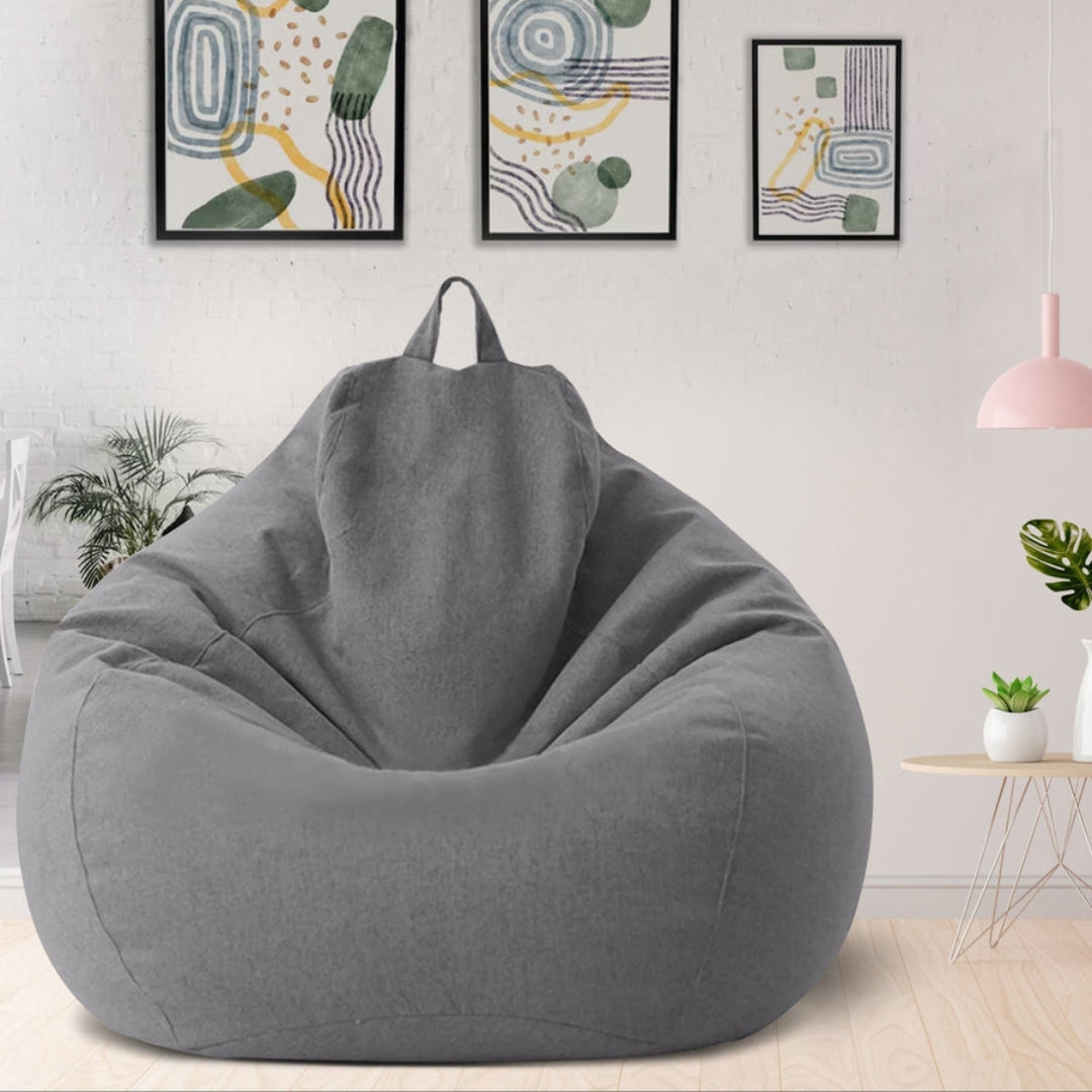 MYHOME® - Linnen Zitzak - Ergonomisch, Stijlvol en Comfortabel