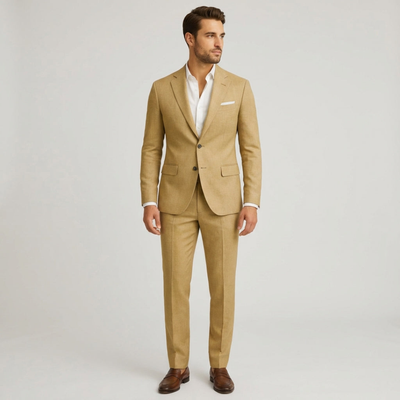 Heren Suit - Lichtgewicht Zomer Suit met Moderne Pasvorm - Venturo