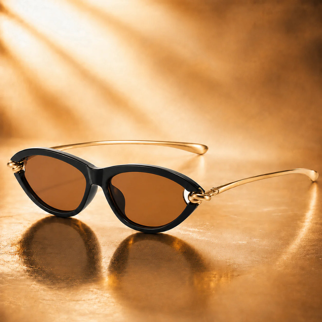 Zonnebril - Cat Eye Zonnebril Met Ketting