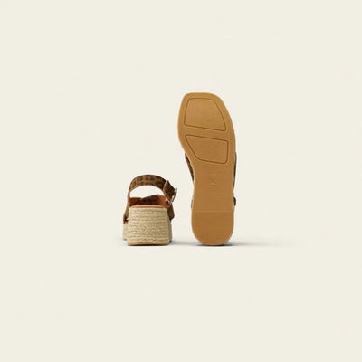 Platform Espadriller med Leopardprint