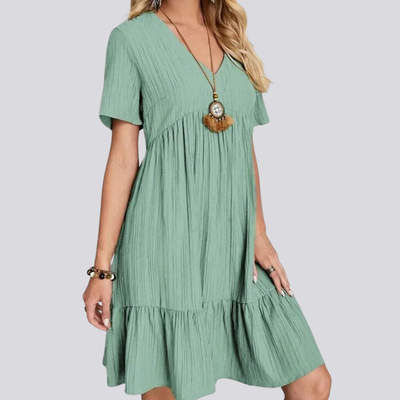 Jurk - Elegante V-Hals