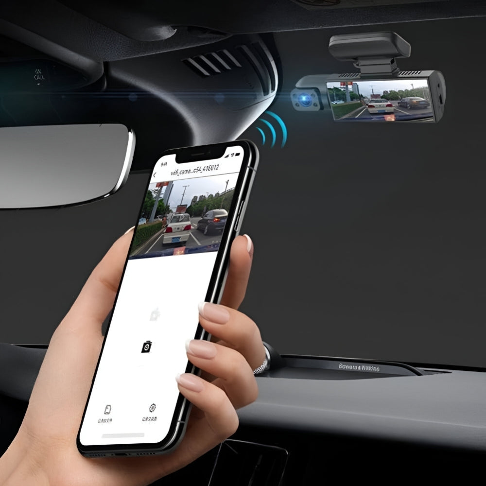 Dashcam - 1080P Dual Camera met Groothoeklens - DriveNova