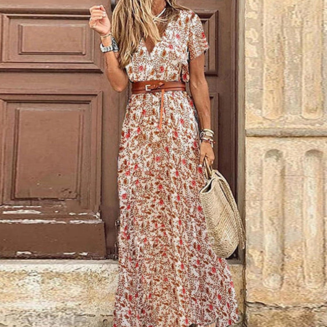 Boho Maxi Dress - Zomerse Vintage Jurk