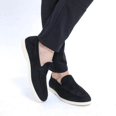 Loafers - Suède Look Instappers met Comfortzool - Valtero