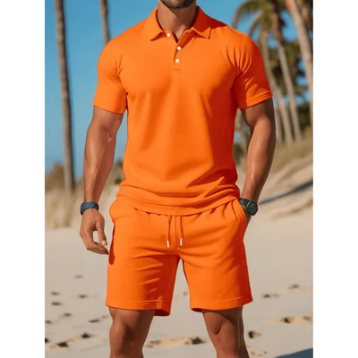 Zomer set - Luxe Polo en Shorts Set - Ashford