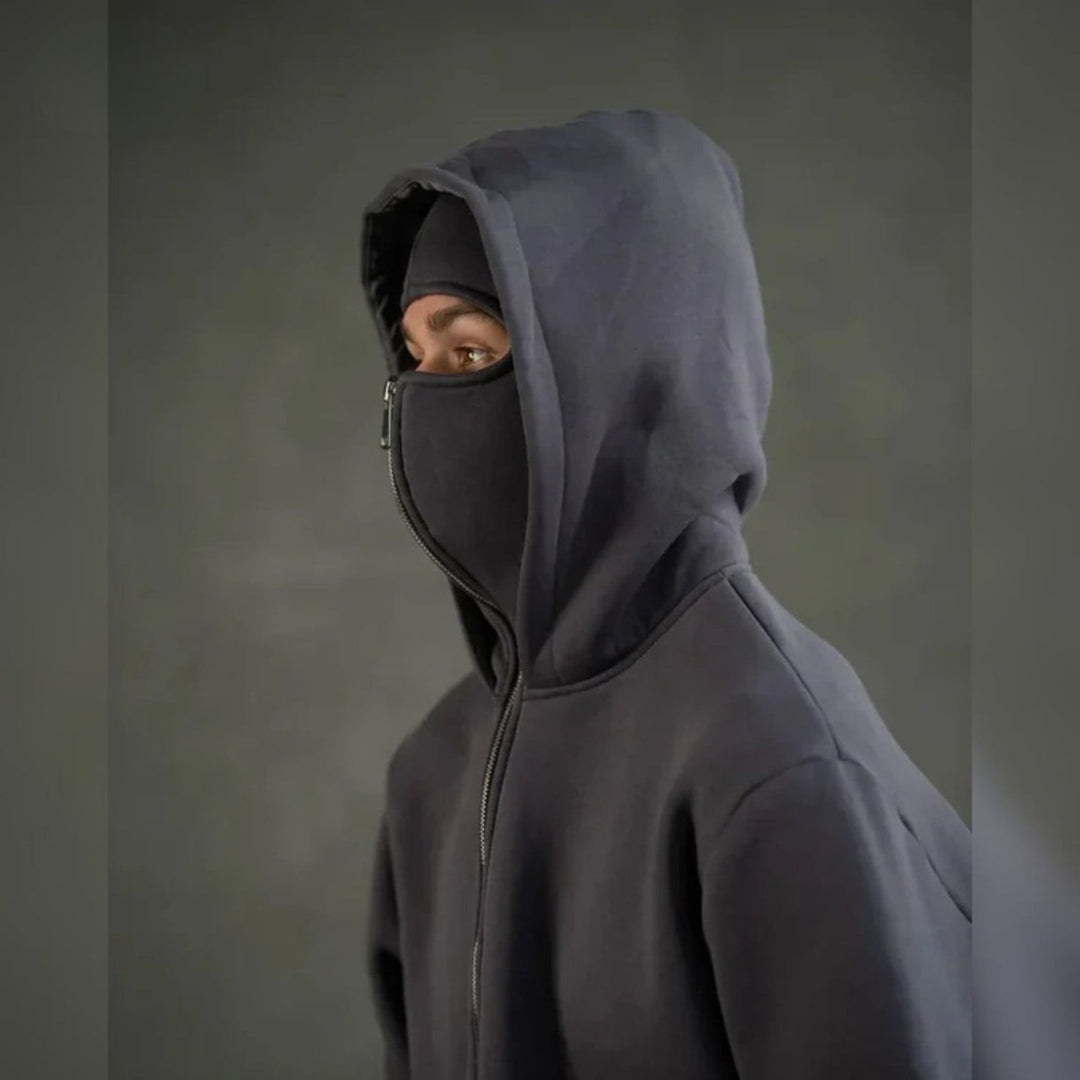 Unisex Katoenen Hoodie met Dubbele Capuchon - Velmora