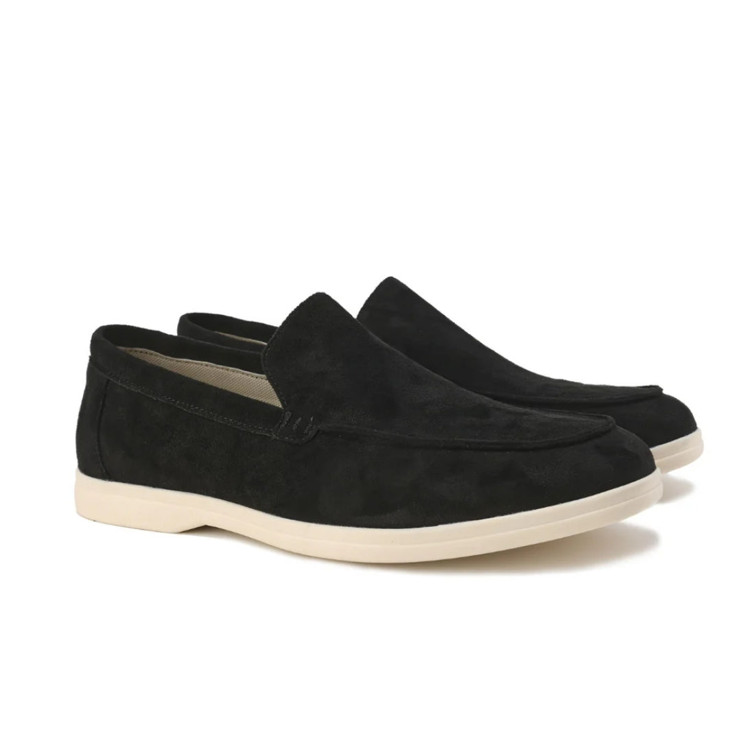 Loafers - Suède Look Instappers met Comfortzool - Valtero