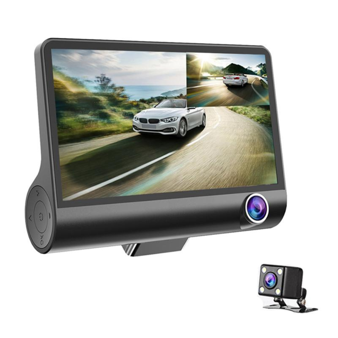 Dashcam - 3 Camera HD Opnames met Groothoekzicht - DriveVision
