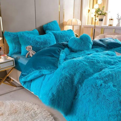Fleece Beddengoed Set - Extra Warm Winter Dekbedovertrek - CozyDream