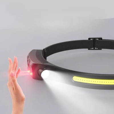 Lampe frontale - Ultra Lumineuse et Rechargeable - Lumière mains-libres