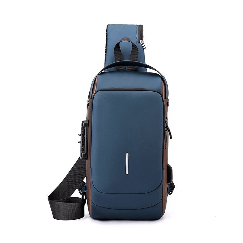 Schoudertas - Waterdicht Design met USB Oplaadpoort - UrbanVault