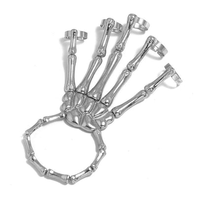 SkeleWrist Halloween Metalen Skelet Handketting