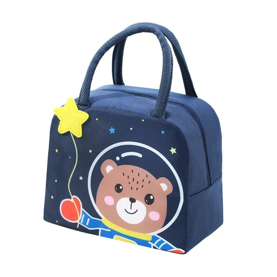 Lunchtas - Geïsoleerd Model met Speelse Dierenprint